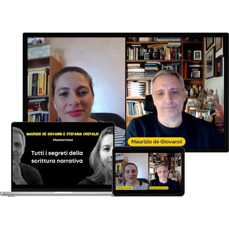 Masterclass di Maurizio de Giovanni con Stefania Crepaldi