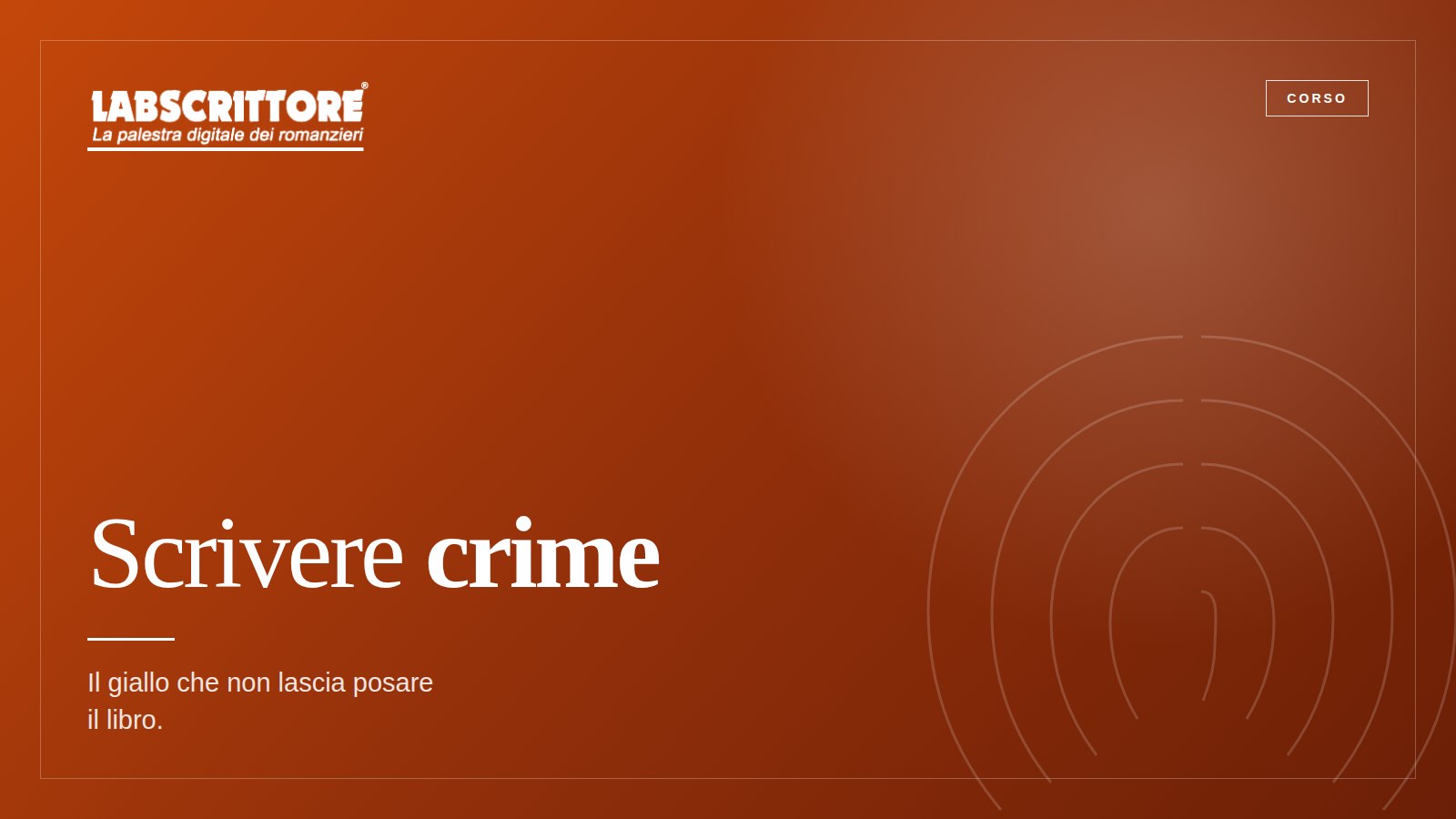 Scrivere crime