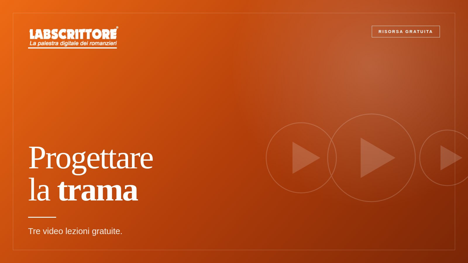 Progettare la trama